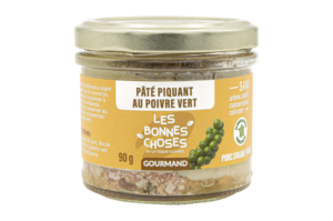 Pâté piquant au poivre vert