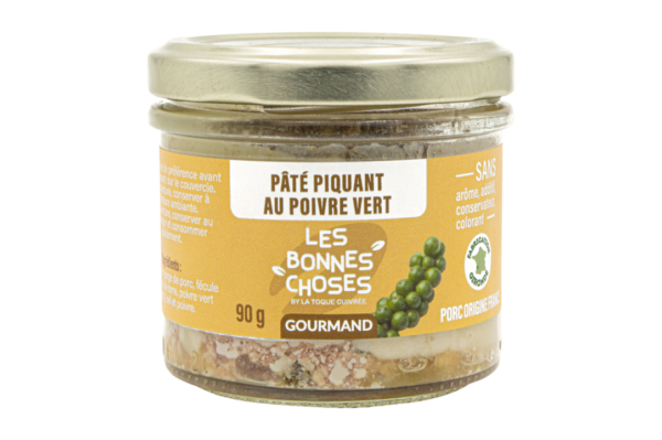 Pâté piquant au poivre vert