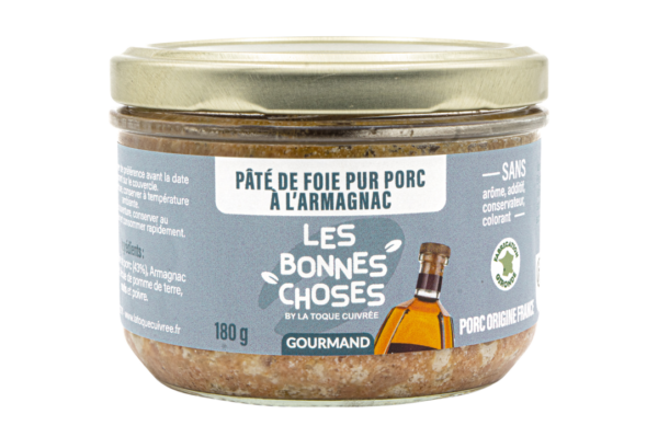 Pâté de foie pur porc à l'Armagnac
