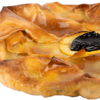 tourtiere pommes pruneaux coupé