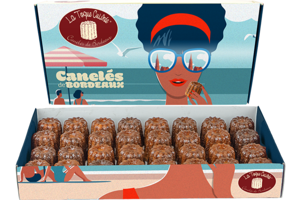 Coffret Plage Classique - 32 canelés Lunch