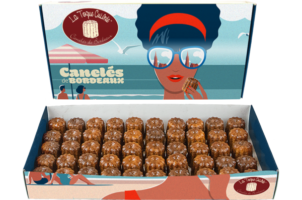 Coffret Plage Cocktail - 50 canelés Bouchée