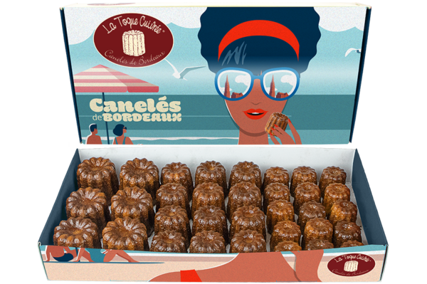 Coffret Plage Dégustation  - Pêle-mêle de canelés